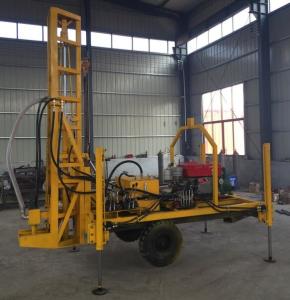 Quality 90r/Min 18.5kw Well Drilling Machine Trailer Mounted wholesale