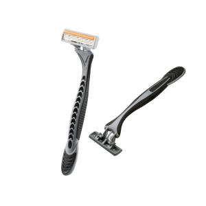 Quality Men Hotel Disposable Plastic Safety Razor With Three Blades Multifunctional wholesale
