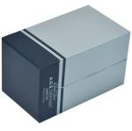Vertical Unique Double Door Magnetic Closure Gift Box CMYK Paper Rigid Wine Gift
