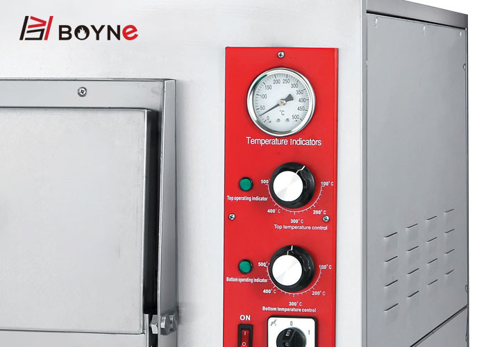 Fast Heating Baking Pizza Oven Double Deck Pizza Stove Electrical Or Gas Available