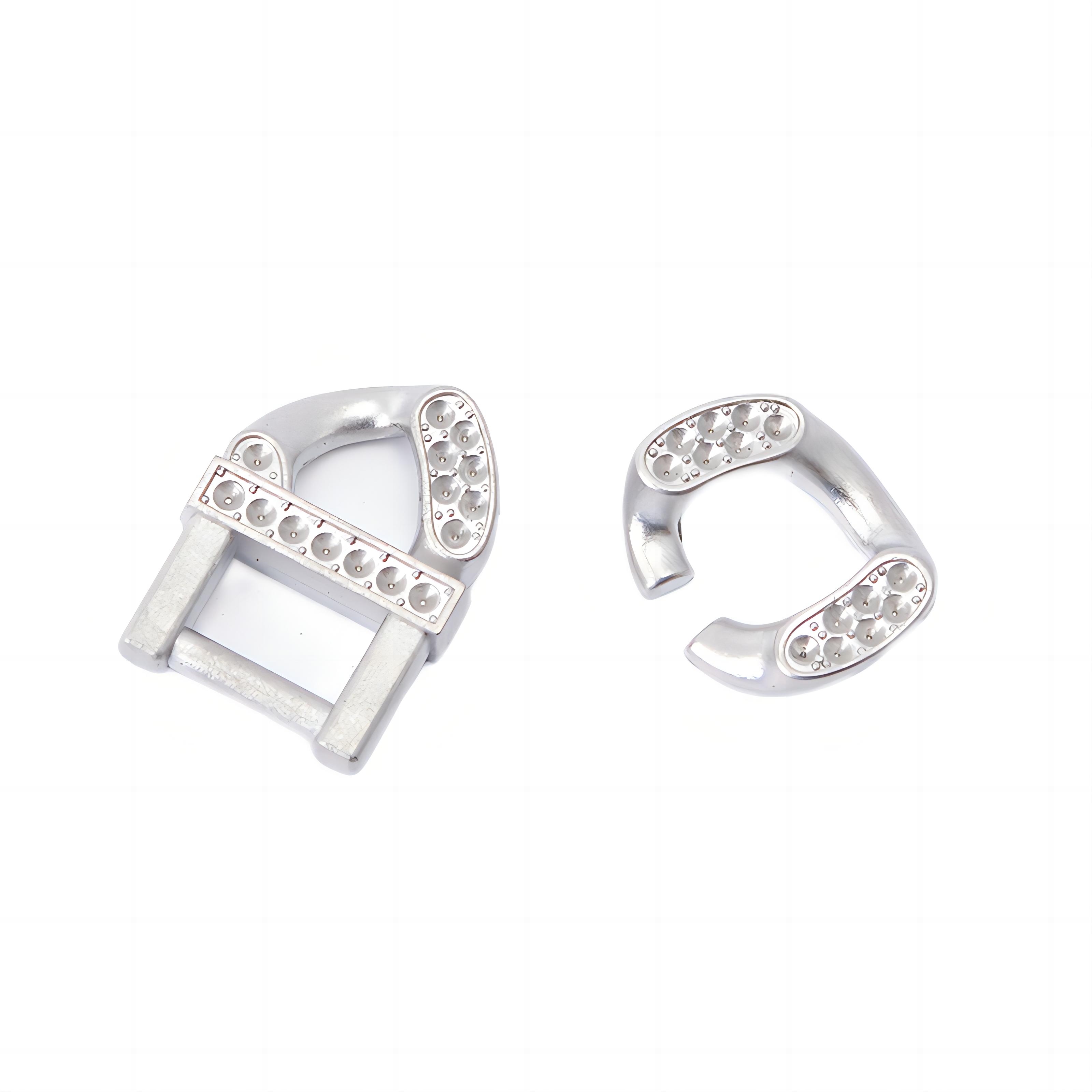 Powder Injection Molding Hard Metal Belt Buckle for Customized Special-Shaped Parts