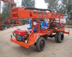 Quality 20kw 300m Tractor Mounted Water Well Drilling Rig Self Propelled wholesale