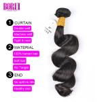 Unprocessed Malaysian Human Hair Loose Wave Hair Bundles Drop Shipping
