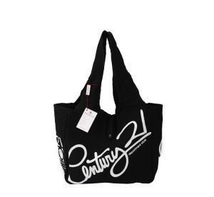 Quality Collapsible Lightweight Black Patterned Single Shoulder Bag For Girls wholesale