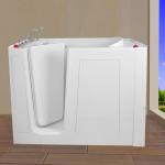 Acrylic walk in bathtub for elder disable people with hand shower