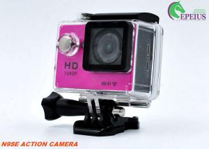 Quality 1080P HDMI 4k Helmet Mounted Camera , N9 Water Resistant Action Digital Camera 900mAh wholesale