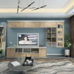 Modern Design Home Decor Living Room Furniture TV Stand Wall Cabinet for Popular