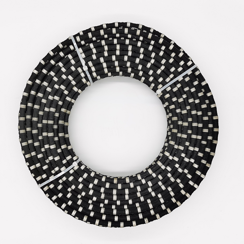 Linxing 12.0mm Spring Diamond Granite Wire Saw Beads with High Working Efficiency