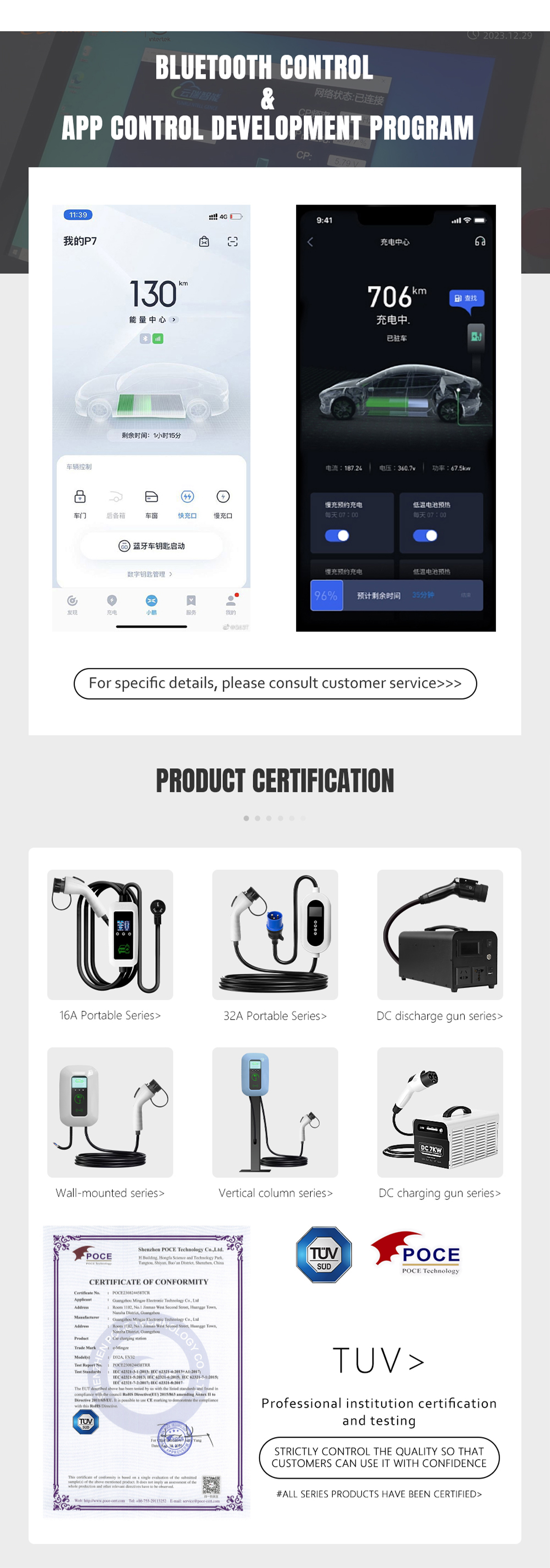 E-mingze 20kW 50A Max Fast Electric Vehicle Charging Station for Wall-mounted Charging Equipment