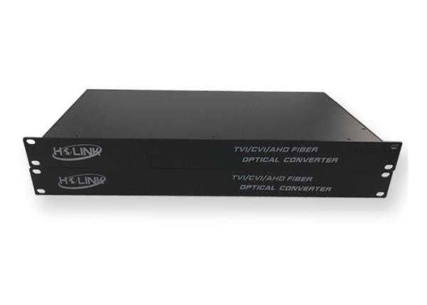 16 channels 720P 1080P HDTV AHD CVI I video over fiber multiplexer,16-ch HDTVI