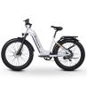 Buy cheap White 26 inch Electric Fat Tire Bike 7 Speed 48V 500W 17.5Ah Lithium Battery from wholesalers