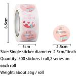Decorative Sealing Birthday Gift Stickers Glossy/Matte/Frosted Self Adhesive