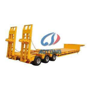 Quality Detachable Gooseneck Lowboy Truck Trailers for Heavy Equipment Machinery Transport wholesale