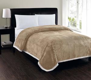 Quality Highly Breathable Cozy Flannel Blanket Flannel Sheet Blanket For Hotel Machine Washable wholesale