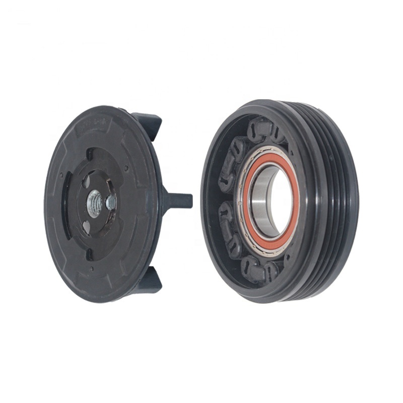 Auto AC Compressor Pulley Clutch Kit 4PK 125MM 12V for BMW E60 530 525 OE NO. 6SEU16C