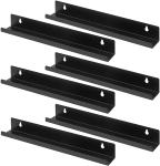 Metal Vinyl Record Shelf Wall Mount Decor Standard Design for Music Records