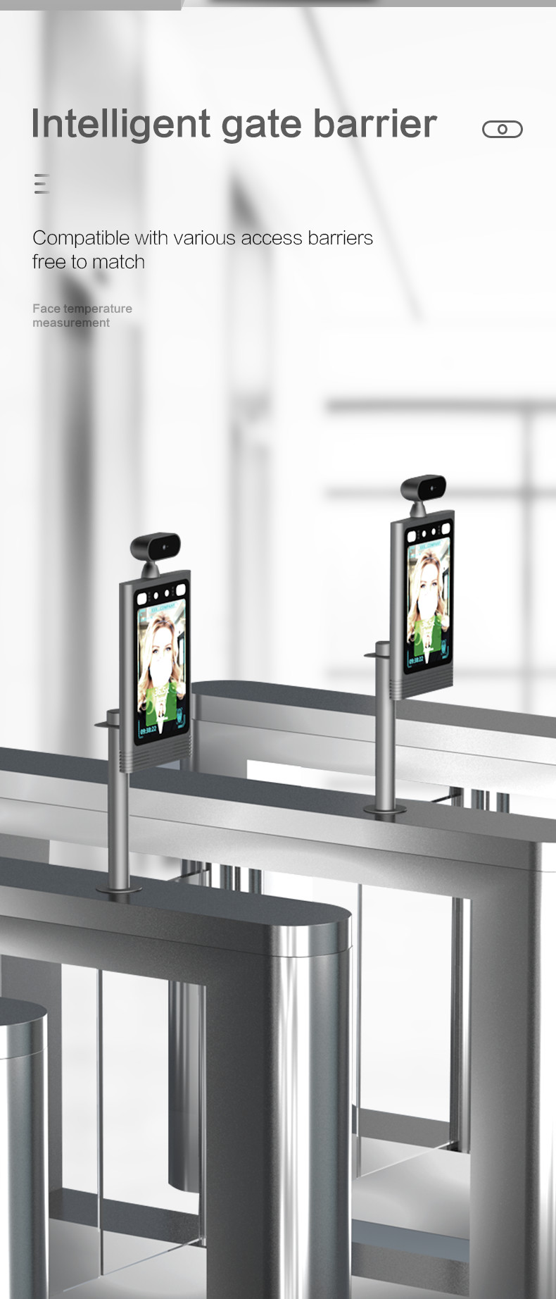 350cd/㎡ Android 5.1 Temperature Measurement Terminal