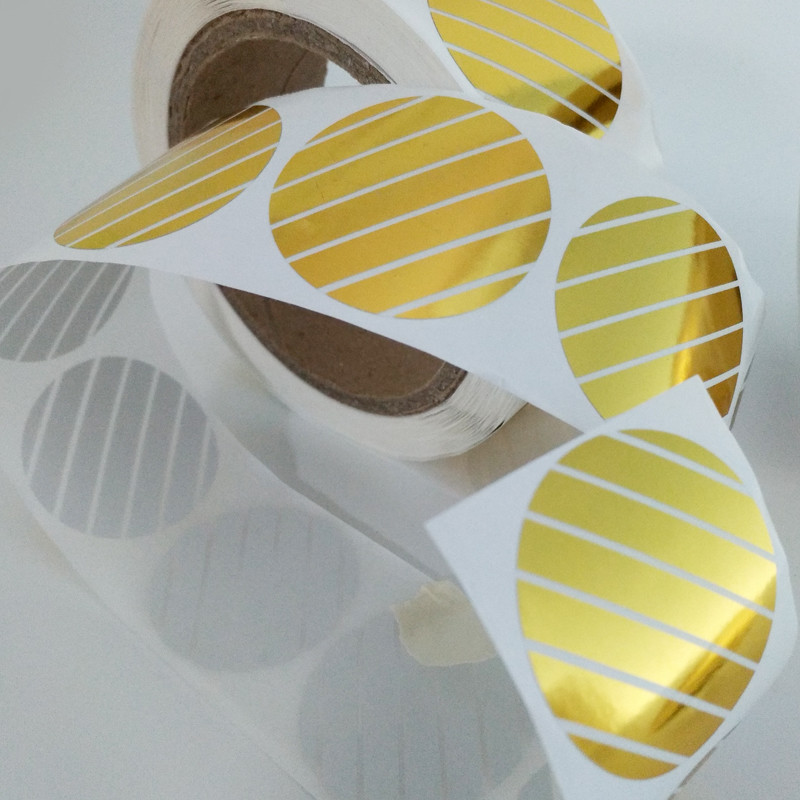 5CM FSC Sticker Roll Paper Sticker Labels Printing For Makeup Box