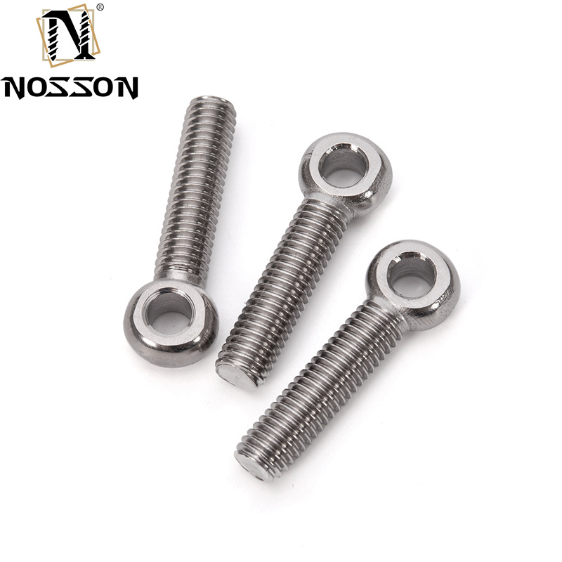 ZINC Finish Stainless Steel Eye Bolt M6-M30 in DIN Standard for Sturdy and Long-Lasting Fastening Solutions