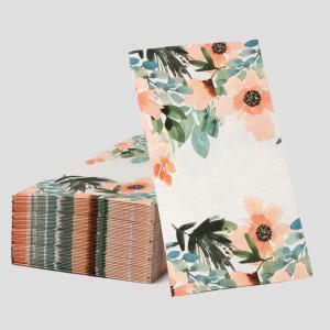 Quality Custom Print Fashion Flower Disposable Paper Napkin Wedding Party Supplies wholesale