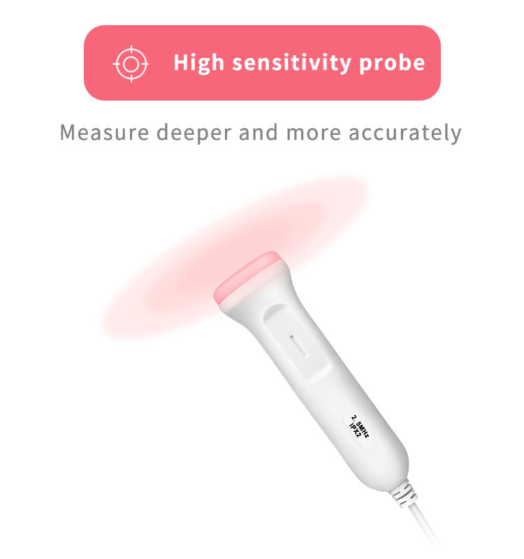 Hospital Lightweight Fetal Heart Detector Baby Fetal Heart Monitor For Home Use