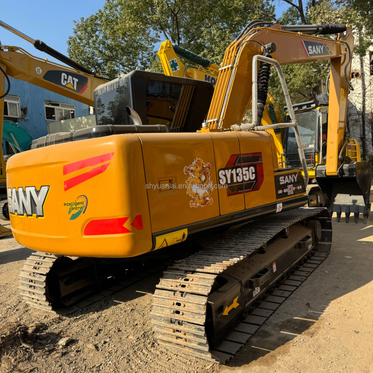 69.6KW Second Hand DOOSAN Sany135 Excavator Energy-saving and Suitable for Crushing
