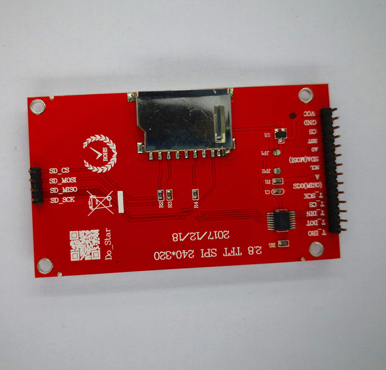 2.8 Inch Small TFT LCD Display 240 X 320 TFT LCD Panel Ic ILI9341 Without Touch