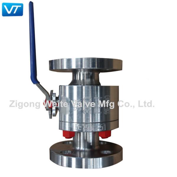 API6D Stainless Steel Flanged Ball Valve Low Pressure CF3M Fire Safe Design Ball