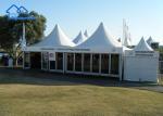 Luxury Wedding Pagoda Tent Heavy Duty Aluminum Alloy Frame For Party Event