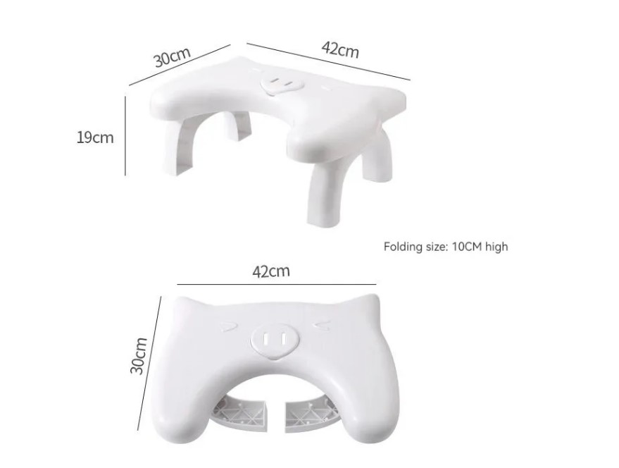 Eco Friendly Blue Pink White Print Kids Potty Toilet Trainer with Customized Packing and Logo