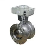 Stainless Steel Electric Control Valve Double Flange Ball Valve For Steam