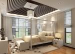 Removable Non woven Wallpaper Modern Simple Champagne Stripes Pattern