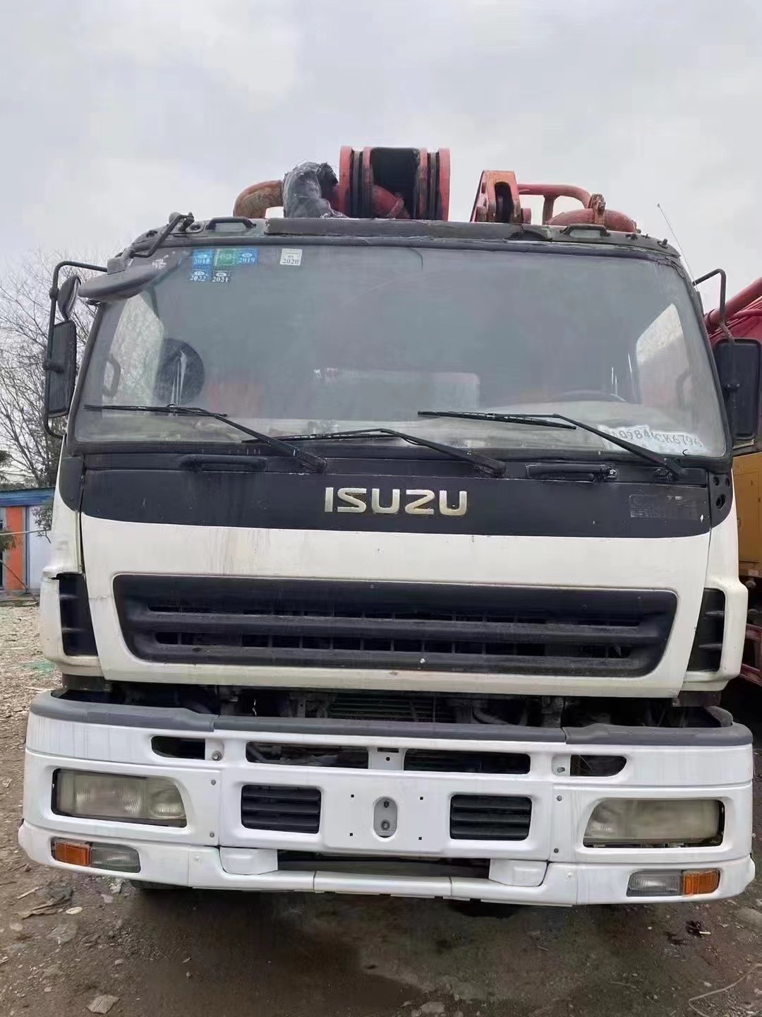 2012year 46m 49m 60m 62m Used Concrete Pump Truck for Sany Heavy Duty ISUZU
