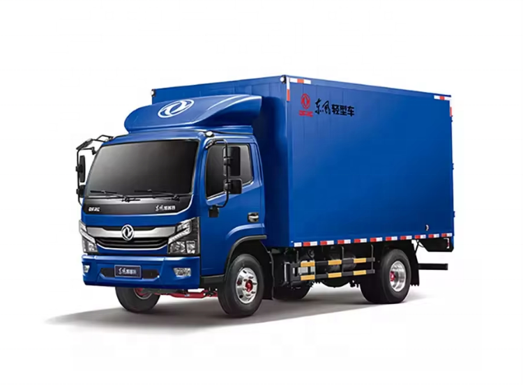 Gross Vehicle Weight 13100 4 Cylinders Sale 4.5T 5.5T 4X2 Mini Light Van Cargo Truck