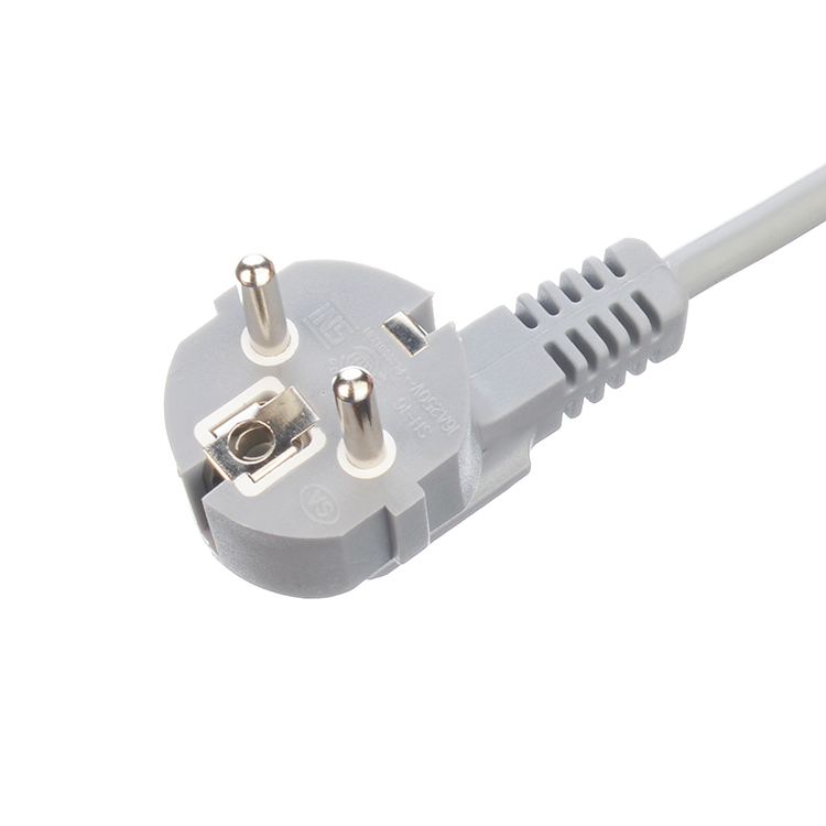 16A Plug VDE H05vv-f 3g1.0mm2 Wire Stripped with Open Ended Customized AC Computer Power Euro Cord Best Welcome Fashion