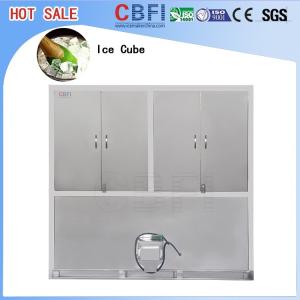 Quality Large Production Ice Cube Machine / Water Cooled Ice Maker Stainless Steel 304 wholesale