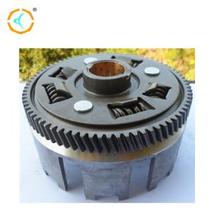 Quality Reliable Motorcycle Clutch Housing Cover ADC12 Material Silver Color For LF175 wholesale