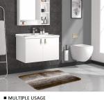 Usable Extra Absorbent Washable Bathroom Rug Sets Good Color Fastness