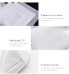 GB2626 Protective White 3D Folding 5 Ply KN95 Face Mask