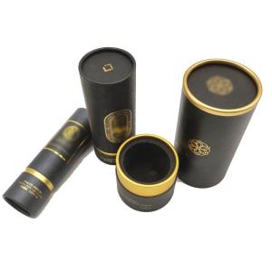 Quality Cardboard Cylinder Packaging Box Perfume Bottle Box Round Gift Paper Boxes wholesale