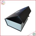 Custom Logo Four Pieces Magnetic Gift Box With Satin Ribbon