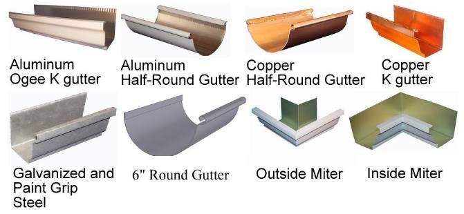 Rain Gutter Roll Forming Machine Construction Material Roofing 450mm - 550mm Inner Diameter