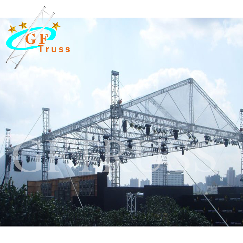 Exhibition Stage Lighting Bolt Truss Frame Structure Aluminum Light Truss