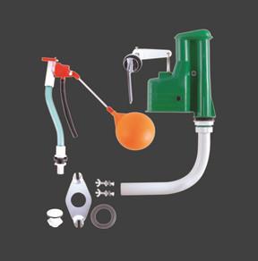 Quality 290MM Plastic Siphone Type High Flush Toilet Cistern Mechanism Concealed Toilet Flush wholesale