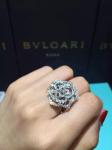 Piaget brand jewelry Rose ring in 18K white gold set with 143 brilliant-cut