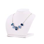 Leather Mannequin Necklace Bust Display Stand Fashion Designed For Chains