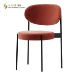 Morden Italian Design Dining Chair, high density foam, powder coated frame, PU