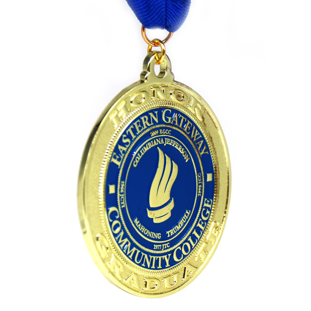 Sports Soccer Medal Award Metal Plated Custom 3D Gold Football Team Cup Trophy And Medals