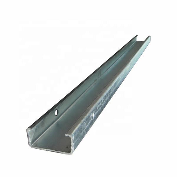 Hot Dipped Galvanized W Beam Highway Guardrail C Post or U Post with High
