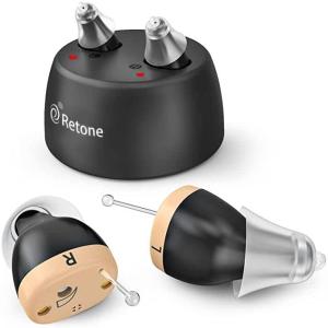 Quality Analog Rechargeable CIC Hearing Aids Invisible Mini Beige wholesale